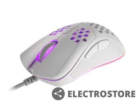 Genesis Mysz Krypton 555 8000DPI podświetlenie RGB Biała Genesis Mysz Krypton 555 8000DPI podświetlenie RGB Biała