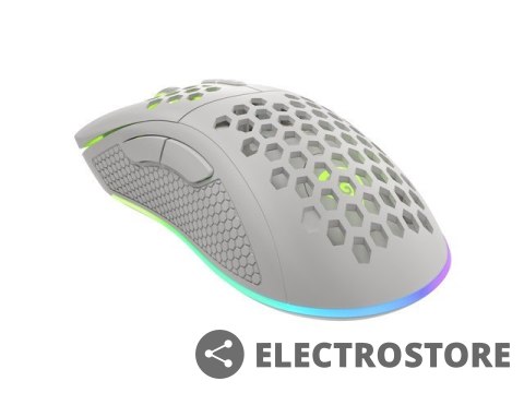 Genesis Mysz Krypton 555 8000DPI podświetlenie RGB Biała Genesis Mysz Krypton 555 8000DPI podświetlenie RGB Biała