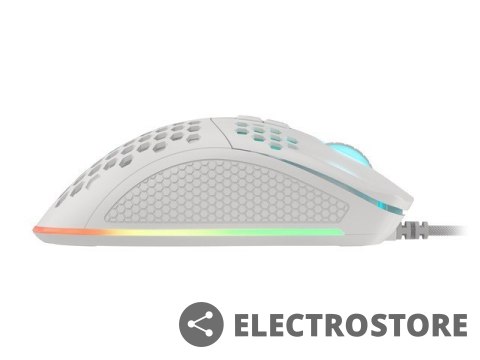 Genesis Mysz Krypton 555 8000DPI podświetlenie RGB Biała Genesis Mysz Krypton 555 8000DPI podświetlenie RGB Biała