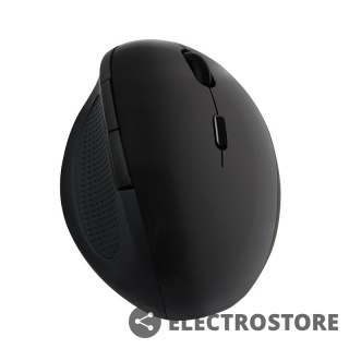 LogiLink Radiowa mysz optyczna 2.4GHz 1600dpi czarna ergonomiczna
