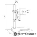 LogiLink Stojak do monitora, VESA, max 8 kg