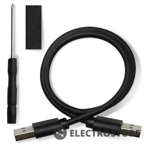 Qoltec Obudowa na dysk HDD/SSD 2.5 cala SATA3 | USB 3.0 | Niebieska Qoltec Obudowa na dysk HDD/SSD 2.5 cala SATA3 | USB 3.0 | Niebieska