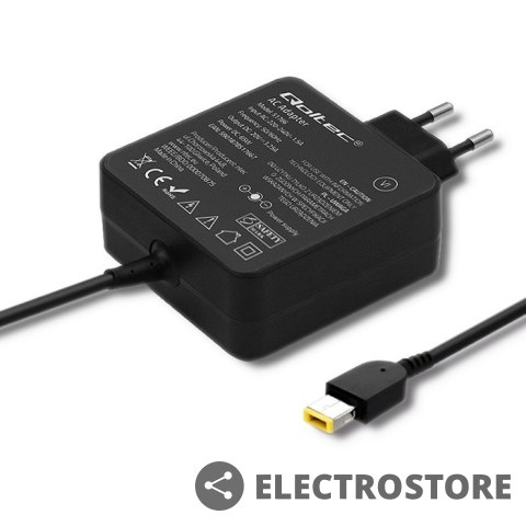 Qoltec Zasilacz do Lenovo 65W | 20V | 3.25A | slim tip+pin Qoltec Zasilacz do Lenovo 65W | 20V | 3.25A | slim tip+pin