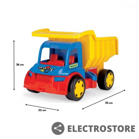 Wader Wywrotka 55 cm Gigant Truck pudełko Wader Wywrotka 55 cm Gigant Truck pudełko