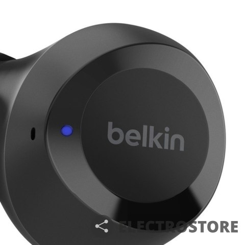 Belkin Słuchawki bezprzewodowe Soundform Bolt TWS czarne Belkin Słuchawki bezprzewodowe Soundform Bolt TWS czarne