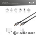 Digitus Kabel Premium połączeniowy HDMI 2.1 Ultra HighSpeed 8K60Hz UHD Typ HDMI A/A M/M 1m Czarny