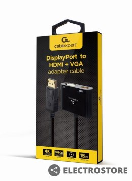 Gembird Adapter DisplayPort do HDMI + VGA