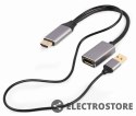 Gembird Adapter HDMI do DP 4K 60Hz USB-A powered