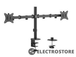 Gembird Ramię dla dwóch monitorów biurkowe (regulowane), 17 cale- 32 cale, do 9kg