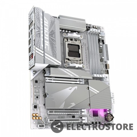 Gigabyte Płyta główna X870 A ELITE WF7 ICE AM 5 4DDR5 HDMI/USB-C ATX Gigabyte Płyta główna X870 A ELITE WF7 ICE AM 5 4DDR5 HDMI/USB-C ATX