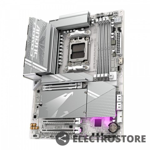 Gigabyte Płyta główna X870 A ELITE WF7 ICE AM 5 4DDR5 HDMI/USB-C ATX Gigabyte Płyta główna X870 A ELITE WF7 ICE AM 5 4DDR5 HDMI/USB-C ATX