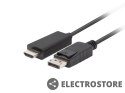 Lanberg Kabel DisplayPort (M) V1.1 -> HDMI (M) 3m czarny