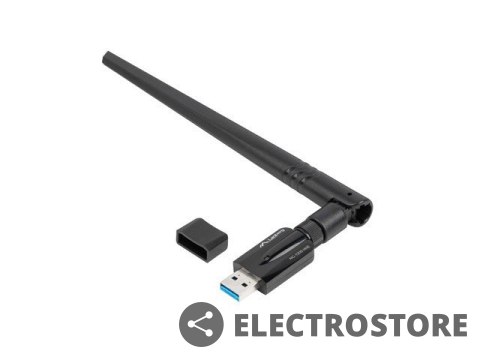 Lanberg Karta sieciowa Wifi USB 3.0 AC1200 1 zewnętrzna + 1 zewnętrzna antena