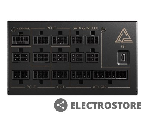 MSI Zasilacz MEG Ai1300P PCIE5 1300W 80PLUS PLATINUM F.MODULAR MSI Zasilacz MEG Ai1300P PCIE5 1300W 80PLUS PLATINUM F.MODULAR