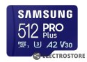 Samsung Karta pamięci microSD PRO+ MD-MD512SA/EU + adapter