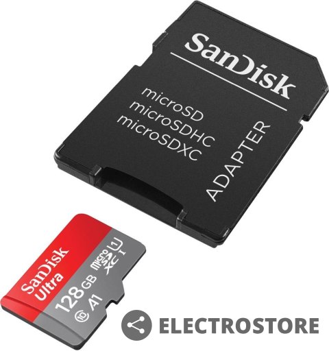 SanDisk Karta Ultra microSDXC 128GB 140MB/s A1 + Adapter SD SanDisk Karta Ultra microSDXC 128GB 140MB/s A1 + Adapter SD