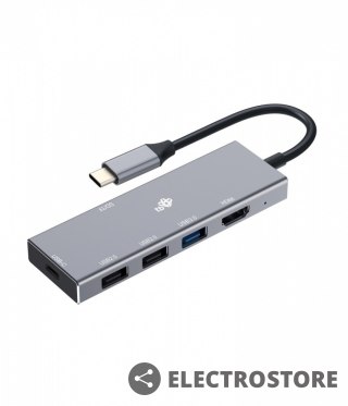 TB Adapter HUB USB C 7w1 - HDMI, USBx3, PD, SD/TF