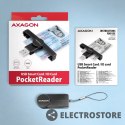 AXAGON CRE-SMPA Czytnik kart identyfikacyjnych PocketReader USB-A