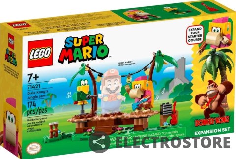 LEGO Klocki Super Mario 71421 Dżunglowy koncert Dixie Kong