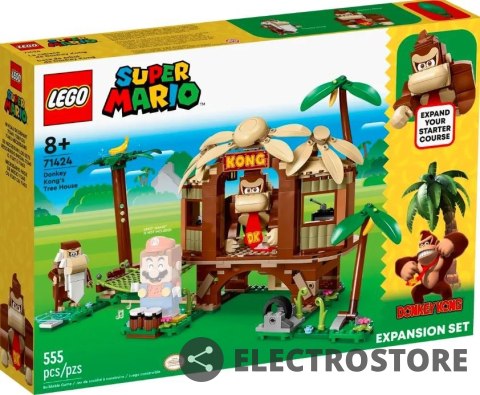 LEGO Klocki Super Mario 71424 Domek na drzewie Donkey Konga - zestaw rozszerzający