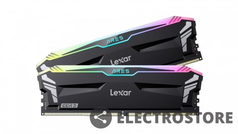 Lexar Pamięć DDR5 ARES RGB Gaming 32GB(2*16GB)/6400 czarna