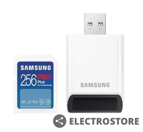 Samsung Karta pamięci SD PRO Plus MB-SD256SB/WW 256GB + czytnik