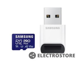 Samsung Karta pamięci microSD PRO Plus MB-MD512SB/WW 512GB + czytnik