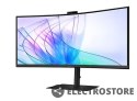 Samsung Monitor 34 cale ViewFinity S65VC VA 3440x1440 UWQHD 21:9 1xHDMI 1xDP 1xUSB-C (90W) 2xUSB 3.0 LAN (RJ45) 5ms HAS Webcam głośniki 