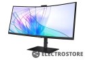 Samsung Monitor 34 cale ViewFinity S65VC VA 3440x1440 UWQHD 21:9 1xHDMI 1xDP 1xUSB-C (90W) 2xUSB 3.0 LAN (RJ45) 5ms HAS Webcam głośniki 