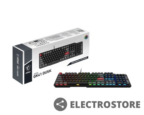MSI Klawiatura Vigor GK41 Dusk LR US MSI Klawiatura Vigor GK41 Dusk LR US