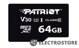 Patriot Karta MicroSDHC 64GB VX V30 C10 UHS-I U3