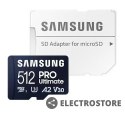 Samsung Karta pamięci microSD MB-MY512SA/WW Pro Ultimate 512GB + Adapter