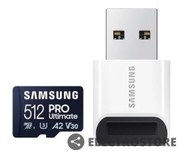 Samsung Karta pamięci microSD MB-MY512SB/WW Pro Ultimate 512GB + czytnik