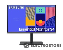 Samsung Monitor 24 cale C430 IPS 1920x1080 FHD 16:9 1xD-sub 1xHDMI 1xDP 4xUSB 3.0 4ms 100Hz HAS+PIV płaski 3YOn-Site