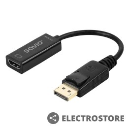 Savio Adapter DisplayPort (M) v1.2 - HDMI (F) v1.4, 4K, AK-62