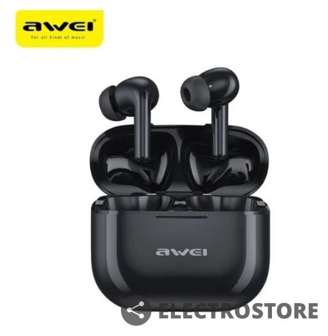 AWEI Słuchawki stereo Bluetooth T1 Pro Czarne AWEI Słuchawki stereo Bluetooth T1 Pro Czarne
