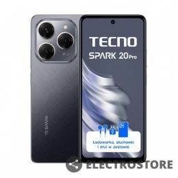 TECNO Smartfon SPARK 20 PRO KJ6 256+12 Moonlit Black