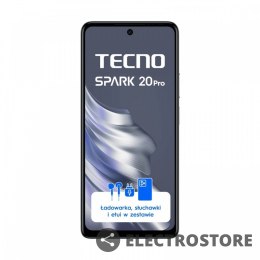 TECNO Smartfon SPARK 20 PRO KJ6 256+12 Moonlit Black