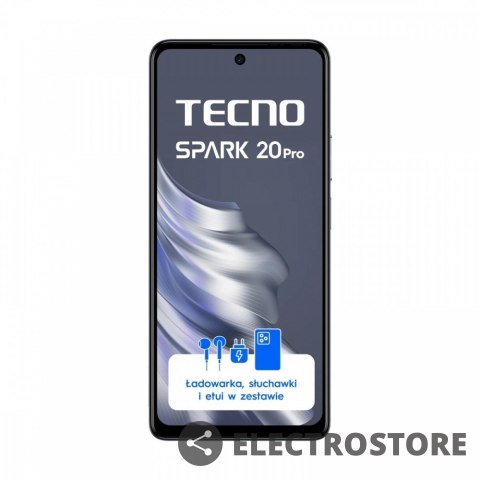 TECNO Smartfon SPARK 20 PRO KJ6 256+12 Moonlit Black TECNO Smartfon SPARK 20 PRO KJ6 256+12 Moonlit Black