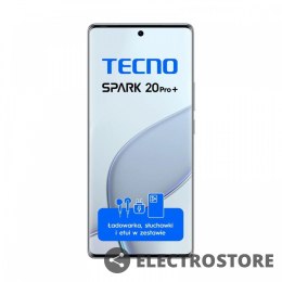 TECNO Smartfon Spark 20 PRO+ KJ7 256+8 Lunar Frost