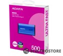 Adata Dysk zewnętrzny SSD SE880 500 GB USB3.2A/C Gen2x2 Niebieski