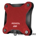 Adata Zewnętrzny dysk SSD SD620 2TB U3.2A 520/460 MB/s Red