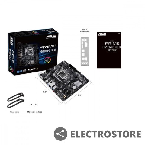 Asus Płyta główna Prime H510M-E 2.0 s1200 2DDR4 HDMI/DP M.2 mATX Asus Płyta główna Prime H510M-E 2.0 s1200 2DDR4 HDMI/DP M.2 mATX