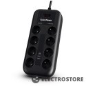 CyberPower Listwa przepięciowa P0820SUF0-FR 8xFR/2xUSB