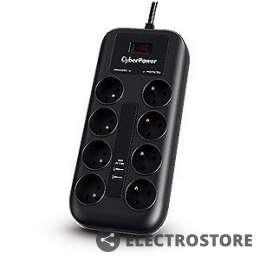 CyberPower Listwa przepięciowa P0820SUF0-FR 8xFR/2xUSB