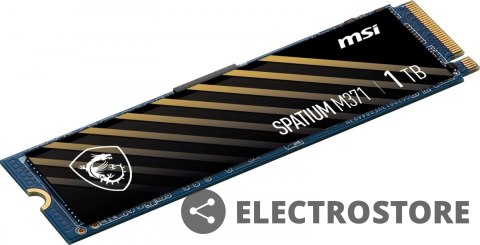MSI Dysk SSD SPATIUM M371 1TB M.2 PCIe3 2350/1700MB/s MSI Dysk SSD SPATIUM M371 1TB M.2 PCIe3 2350/1700MB/s