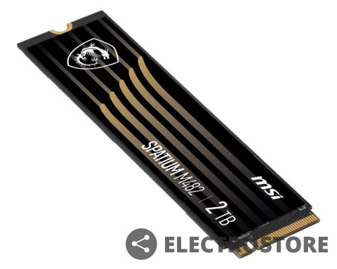 MSI Dysk SSD SPATIUM M482 2TB M.2 PCIe4 7300/6400MB/s MSI Dysk SSD SPATIUM M482 2TB M.2 PCIe4 7300/6400MB/s