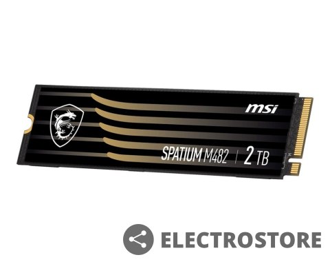 MSI Dysk SSD SPATIUM M482 2TB M.2 PCIe4 7300/6400MB/s MSI Dysk SSD SPATIUM M482 2TB M.2 PCIe4 7300/6400MB/s