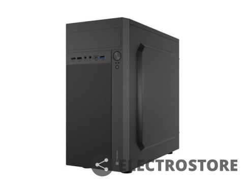 Natec Obudowa Helix USB-C MATX Mini Tower Czarna