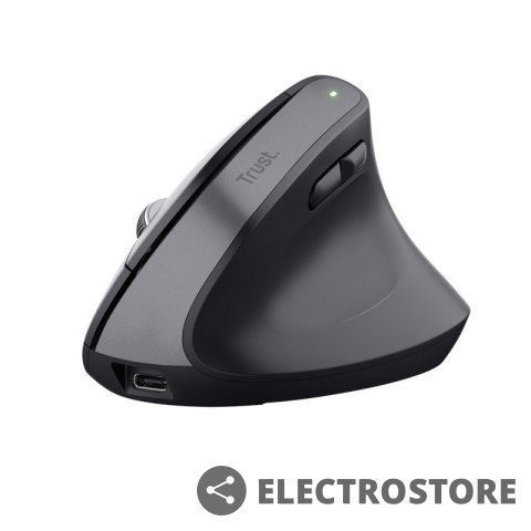 Trust Mysz ergonomiczna BAYO+ Bezprzewodowa Czarna Trust Mysz ergonomiczna BAYO+ Bezprzewodowa Czarna